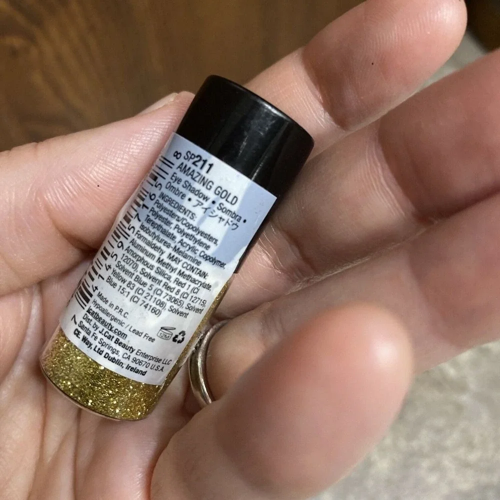 J.Cats Sparkling Powder Jcats Glitter Rockin' The Night SP211 Amazing Gold
